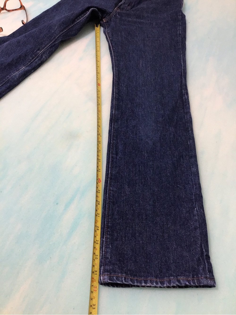Vintage 1983 Levi’s 501 Women Dark Wash Jeans 26x32 7M Red Care Tag Made in USA - Picture 12 of 15